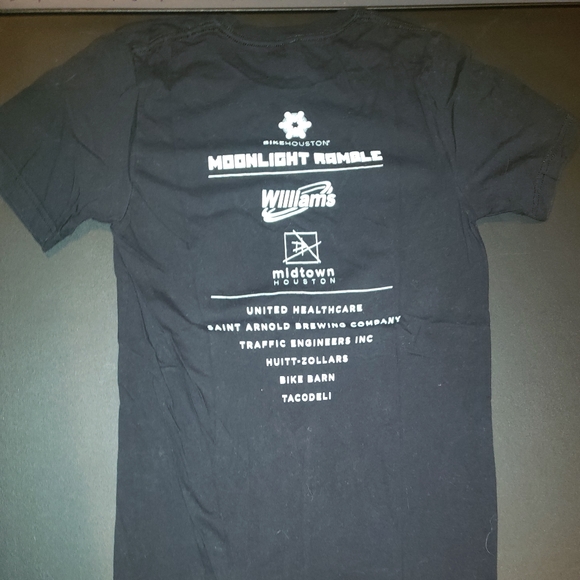 Small Black Glow In The Dark Moonlight T-Shirt - Picture 3 of 4